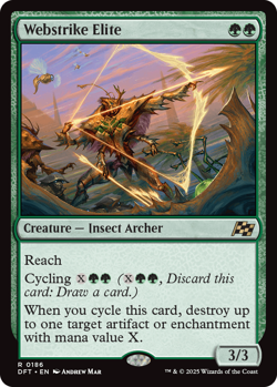 Webstrike Elite 0186 ~ Rare NM MTG Aetherdrift - Image 1