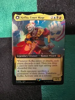 Kefka, Court Mage Extended Art Foil - FIN 0496 LP - MTG Magic - Image 1