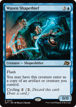 Waxen Shapethief 0074 ~ Rare NM MTG Aetherdrift - Image 1