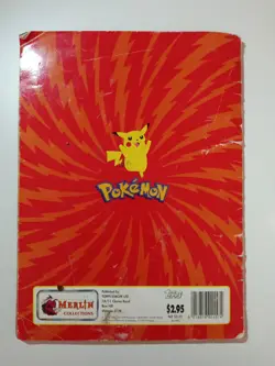 Pokemon Topps Merlin Collections Vintage Sticker Album Book Incomplete 1999 - Image 4