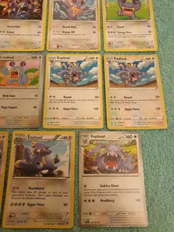 WHISMUR, LOUDRED, & EXPLOUD BUNDLE OF POKEMON CARDS - Image 5