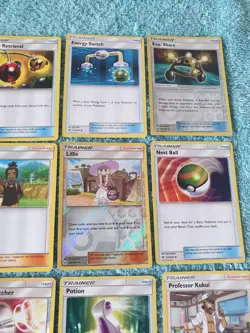 SUN & MOON BASE TRAINER CARDS BUNDLE OF POKEMON CARDS - Image 3