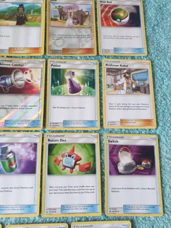 SUN & MOON BASE TRAINER CARDS BUNDLE OF POKEMON CARDS - Image 5