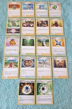 SILVER TEMPEST TRAINER CARDS BUNDLE OF POKEMON CARDS - Image 1
