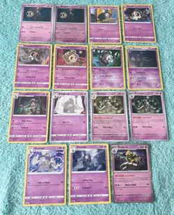 DUSKULL, DUSCLOPS, & DUSKNOIR BUNDLE OF POKEMON CARDS - Image 1
