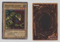 Drooling Lizard YuGiOh Legend of Blue Eyes White Dragon #LOB-115 2002 02v3 - Image 3
