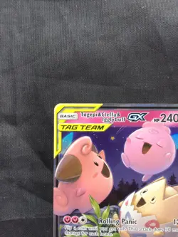 Pokemon Cards: Cosmic Eclipse Rare Holo: Togepi & Cleffa & Igglybuff GX 143/236 - Image 2