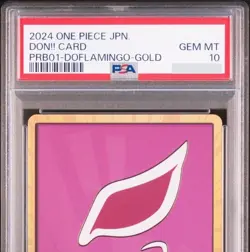 PSA 10 DON !! Card Doflamingo gold Japanese ONE PIECE Card THE BEST PRB01 - Image 3