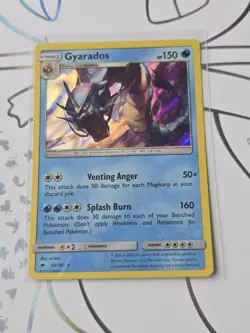 Gyarados 33/147 Pokemon TCG Card Burning Shadows Reverse Holo & Holo Rare - Image 2
