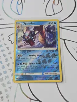 Gyarados 33/147 Pokemon TCG Card Burning Shadows Reverse Holo & Holo Rare - Image 5
