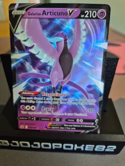 pokemon cards Galarian Articuno V Chilling Reign Ultra Rare 058/198 - Image 1