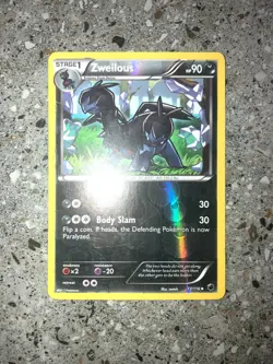 Pokemon TCG Cards Zweilous 77/116 Plasma Freeze Reverse Holo EXC - Image 3