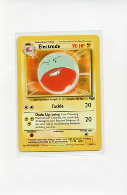 ELECTRODE JUNGLE SET Vintage Pokemon Card Non-Holo Rare 18/64 Lightly Played ENG - Image 1