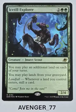 Magic The Gathering MTG Icetill Explorer Foil #0192 Edge of Eternities - Image 1