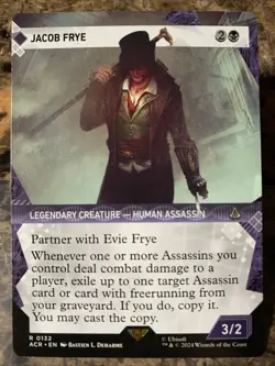MTG TCG Assassins Creed Jacob Frye Showcase 0132 Regular Rare - Image 1