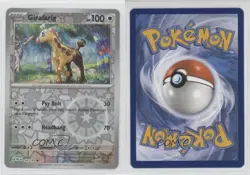 Girafarig Reverse Foil Pokemon SV02: Paldea Evolved #154 0g14 - Image 3