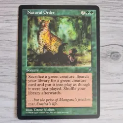 MTG Natural Order Visions Magic The Gathering +EXTRAS. - Image 1
