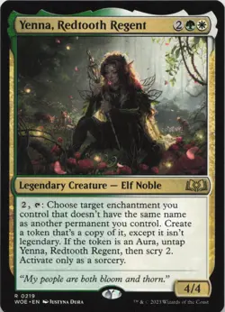 Yenna, Redtooth Regent R Wilds of Eldraine 219 - MTG - Image 1