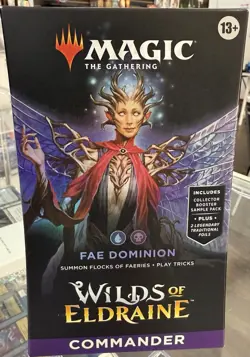 Magic The Gathering Commander Deck Fae Dominion Wilds of Eldraine New Sealed - Image 1