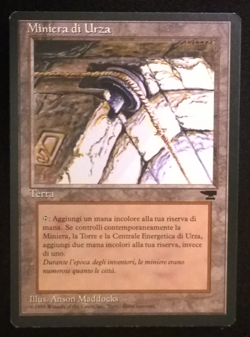 MTG Magic the Gathering - Renaissance: Urza's Mine (Pulley, Italian) ﴾NM﴿ - Image 1