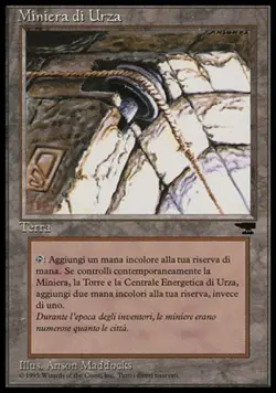 1x Urza's Mine (Miniera di Urza) - Pulley - Italian Light Play, Italian Renaissa - Image 1