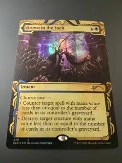MTG Secret Lair #270 Drown in the Loch Extended Art Foil NM - Image 1