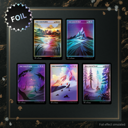MTG Secret Lair PixelSnowLands.jpg Foil Edition SEALED - Image 2
