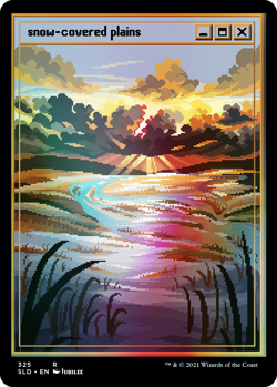 MTG Secret Lair PixelSnowLands.jpg Foil Edition SEALED - Image 3