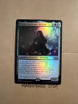 MTG Yenna, Redtooth Regent WOE 0219 R NM FOIL Rare - Image 1