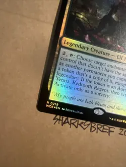 MTG Yenna, Redtooth Regent WOE 0219 R NM FOIL Rare - Image 3