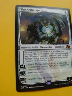 The Aetherspark. Mythic DFT 231 Planeswalker Magic the Gathering Card. - Image 5