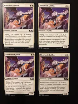MTG Silverbeak Griffin x4 Playset Core Set 2019 M19 LP /NM - Image 1