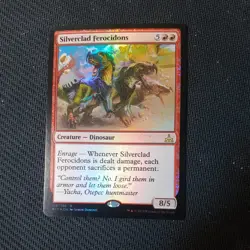 [MTG][MAGIC] Silverclad Ferocidons - RIX [NM] Foil - Image 1