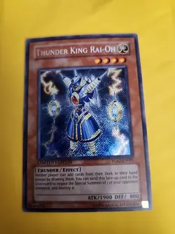 Yugioh Thunder King Rai-Oh YG02-EN001 Secret Rare Limited Edition VLP-Near Mint - Image 1