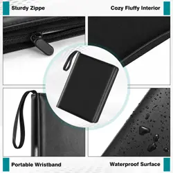 Trading Card Binder 900 Pockets Card Sleeves with Zipper Card Display Double ... - Image 3