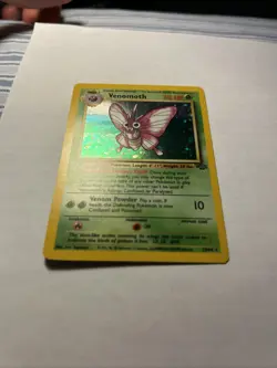 1999 Pokemon TCG Venomoth Jungle 13/64 Holo Rare Card Vintage WOTC NEAR MINT - Image 3