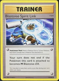Blastoise Spirit Link 73/108 Evolutions Regular - Pokemon Card - Image 1
