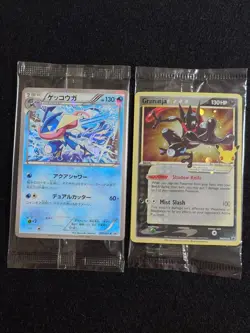 Set 2 Greninja No.658 Pokemon Promo Card 25th Vintage Nintendo Bandai Japanese - Image 2
