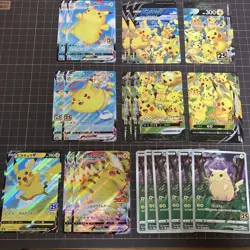Pokemon TCG Japanese Pikachu 25th Anniversary Promo Cards Bulk Lot 19Card Set LP - Image 1