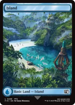 MTG Final Fantasy 138 Full Art Basic Land Collection Foils - Image 5