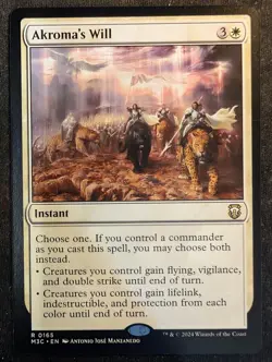 Akroma's Will - Modern Horizons 3 Commander (MTG) - Image 1