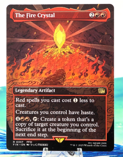MTG Final Fantasy The Fire Crystal (Borderless) 0337 - Image 1