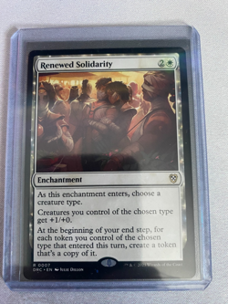 MTG Renewed Solidarity Aetherdrift Commander R 006 DRC - Image 4