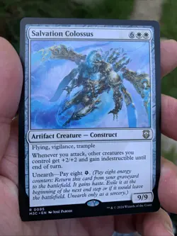 MTG Magic The Gathering Modern Horizons 3 MH3 Salvation Colossus Rare Exc Cond - Image 1