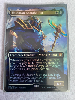 MTG Hashaton, Scarab's Fist Aetherdrift Commander FOIL NM - Image 3