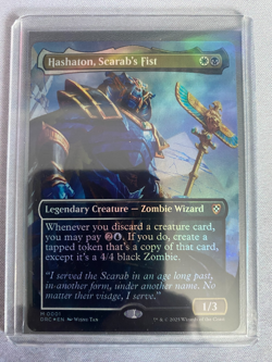 MTG Hashaton, Scarab's Fist Aetherdrift Commander FOIL NM - Image 4