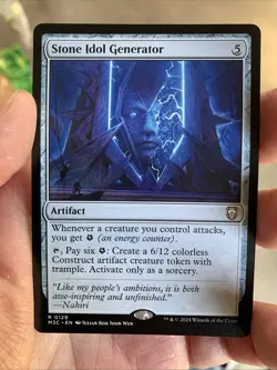 MTG ~ Stone Idol Generator ~ Modern Horizons 3 ~ Near Mint ~ Rare - Image 1