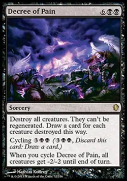 Decree of Pain - Light Play MTG Commander 2013 Edition - Image 1