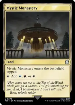 Mystic Monastery - Light Play MTG Universes Beyond: Fallout - Image 1