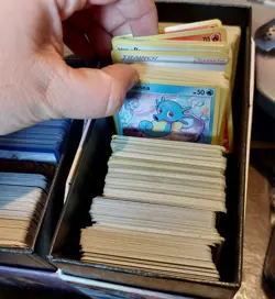 Large Pokemon Bundle Cards Guides And Coins Unsorted Mixed Eras - Image 2